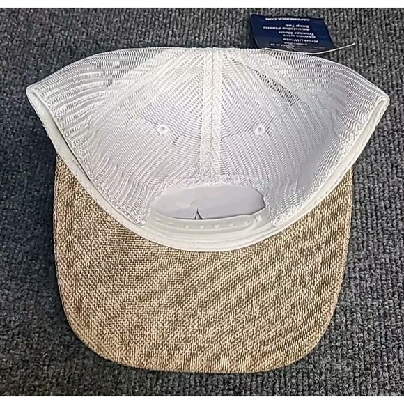NWT Perrier Water Canvas Trucker Mesh Hat Cap America - Picture 4 of 5